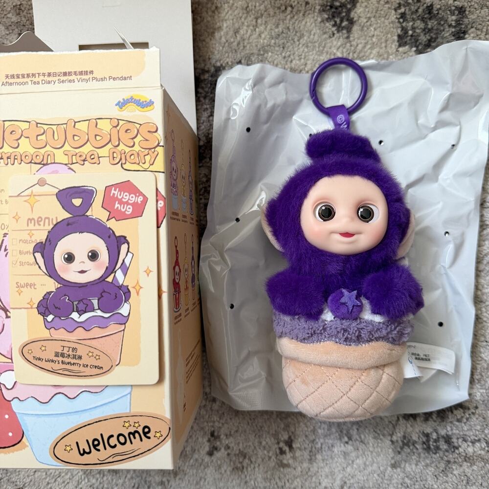 POP MART Teletubbies Afternoon Tea Series - Tinky Winky's Blueberry Ice Cream